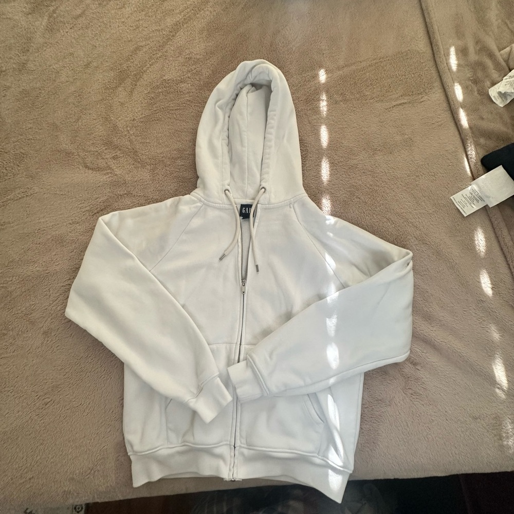 Unisex GAP Zip up, White